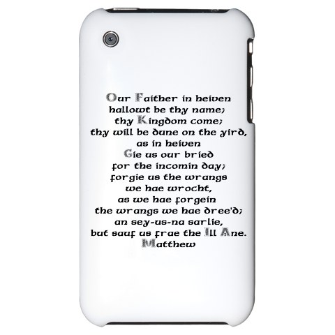 iphone case old testament in scots